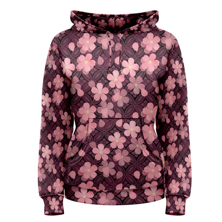 Cherry Blossoms Japanese Women s Pullover Hoodie