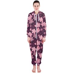 Cherry Blossoms Japanese Hooded Jumpsuit (ladies)