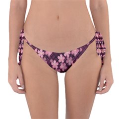 Cherry Blossoms Japanese Reversible Bikini Bottoms