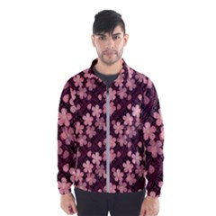 Cherry Blossoms Japanese Men s Windbreaker