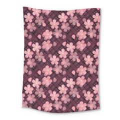 Cherry Blossoms Japanese Medium Tapestry