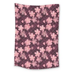 Cherry Blossoms Japanese Large Tapestry