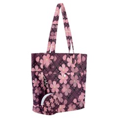 Cherry Blossoms Japanese Everyday Shoulder Bag With Pouch Bag