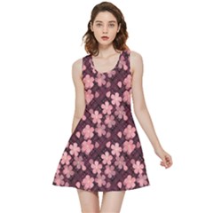 Cherry Blossoms Japanese Inside Out Reversible Sleeveless Dress