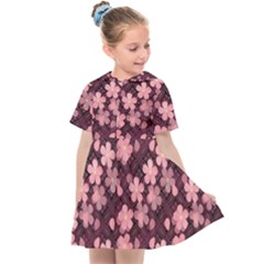 Cherry Blossoms Japanese Kids  Sailor Dress