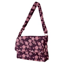 Cherry Blossoms Japanese Full Print Messenger Bag (m)