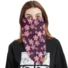 Cherry Blossoms Japanese Face Covering Bandana (triangle)