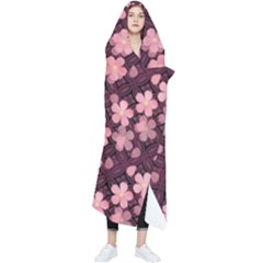 Cherry Blossoms Japanese Wearable Blanket