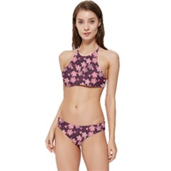 Cherry Blossoms Japanese Banded Triangle Bikini Set