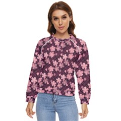 Cherry Blossoms Japanese Women s Long Sleeve Raglan T-shirt