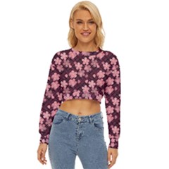 Cherry Blossoms Japanese Lightweight Long Sleeve Sweatshirt