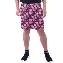 Cherry Blossoms Japanese Men s Pocket Shorts