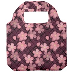 Cherry Blossoms Japanese Foldable Grocery Recycle Bag