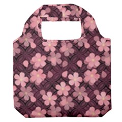 Cherry Blossoms Japanese Premium Foldable Grocery Recycle Bag