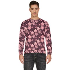 Cherry Blossoms Japanese Men s Fleece Sweatshirt