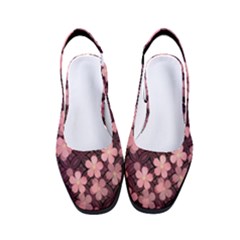 Cherry Blossoms Japanese Women s Classic Slingback Heels