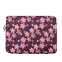 Cherry Blossoms Japanese 13  Vertical Laptop Sleeve Case With Pocket View1