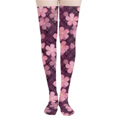 Cherry Blossoms Japanese Thigh High Stockings