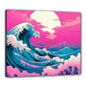 Waves Mountains Sky Canvas 24  x 20  (Stretched) View1