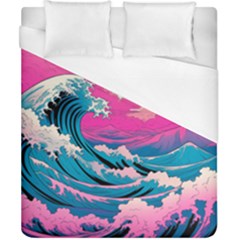 Waves Mountains Sky Duvet Cover (california King Size)