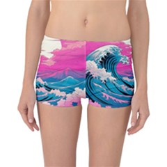 Waves Mountains Sky Reversible Boyleg Bikini Bottoms