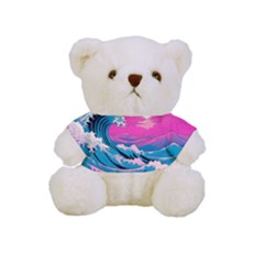 Waves Mountains Sky Full Print Cuddly Teddy Bear