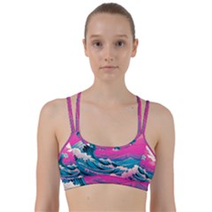 Waves Mountains Sky Line Them Up Sports Bra