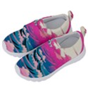 Waves Mountains Sky Kids  Velcro No Lace Shoes View2