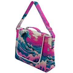 Waves Mountains Sky Box Up Messenger Bag