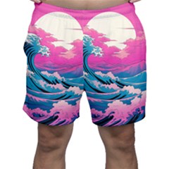 Waves Mountains Sky Men s Shorts