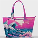 Waves Mountains Sky Back Pocket Shoulder Bag  View1