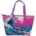 Waves Mountains Sky Back Pocket Shoulder Bag  View2