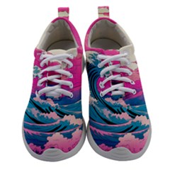 Waves Mountains Sky Women Athletic Shoes