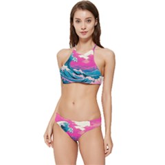 Waves Mountains Sky Banded Triangle Bikini Set