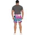 Waves Mountains Sky Men s Runner Shorts View4