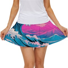 Waves Mountains Sky Women s Skort