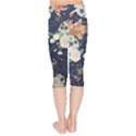 Japanese Wave Koi Illustration Pattern Kids  Capri Leggings  View2