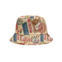 Letters Writing Paper Text Pattern Inside Out Bucket Hat (Kids) View1