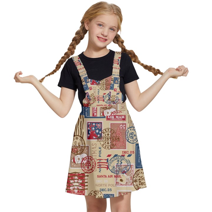 Letters Writing Paper Text Pattern Kids  Apron Dress