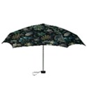 Pattern Flowers Plants Leaves Mini Folding Umbrellas View3