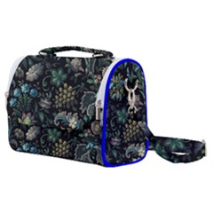 Pattern Flowers Plants Leaves Satchel Shoulder Bag