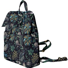 Pattern Flowers Plants Leaves Buckle Everyday Backpack