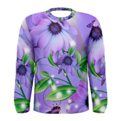 Purple Flower Nature Men s Long Sleeve T-shirt