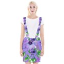 Purple Flower Nature Braces Suspender Skirt View1