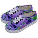 Purple Flower Nature Kids  Classic Low Top Sneakers View2