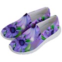 Purple Flower Nature Women s Lightweight Slip Ons View2