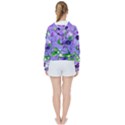 Purple Flower Nature Women s Tie Up Sweat View2