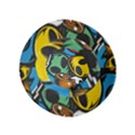 Funky Alien Pattern Abstract Colourful Drawing Inside Out Bucket Hat (Kids) View3