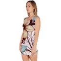 Flowers Flowers Pattern Bodycon Dress View2