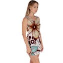 Flowers Flowers Pattern Bodycon Dress View3